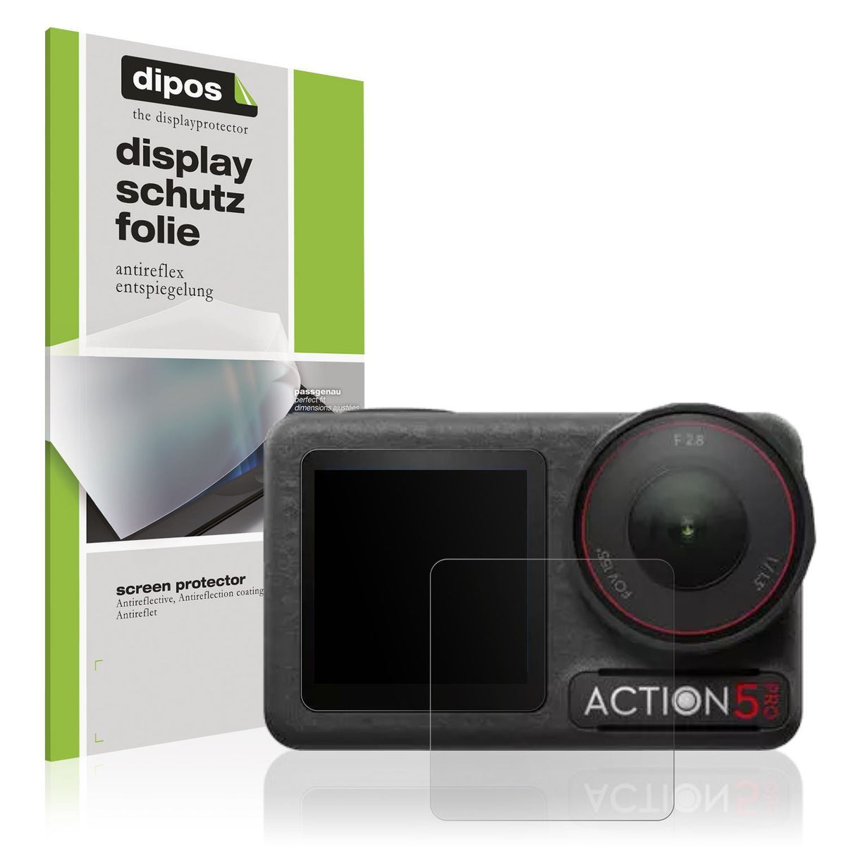 4x Schutzfolie matt für Apexcam M80 Air Actioncam  (1)