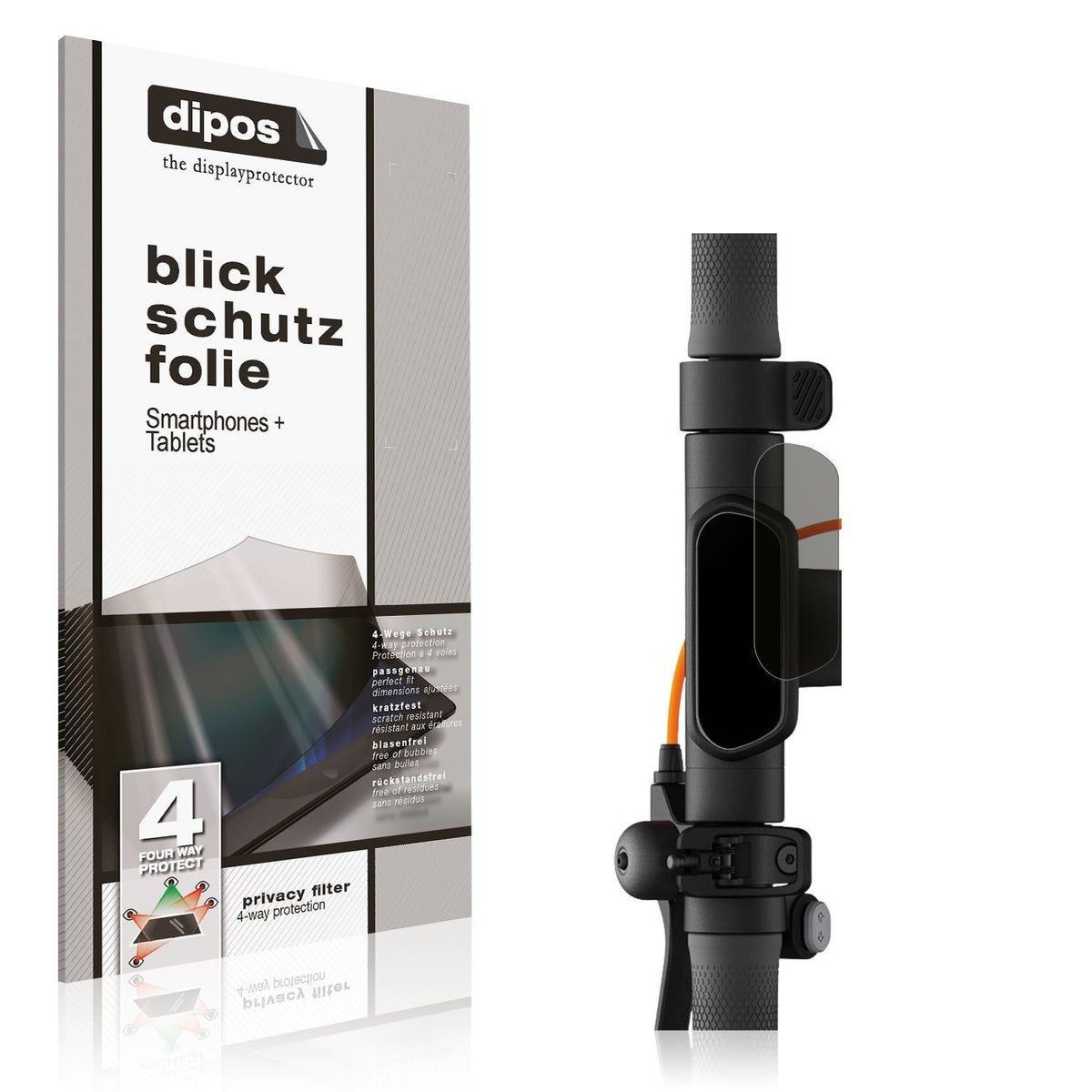Blickschutzfolie für Ninebot eKickScooter E2 Pro m (1)