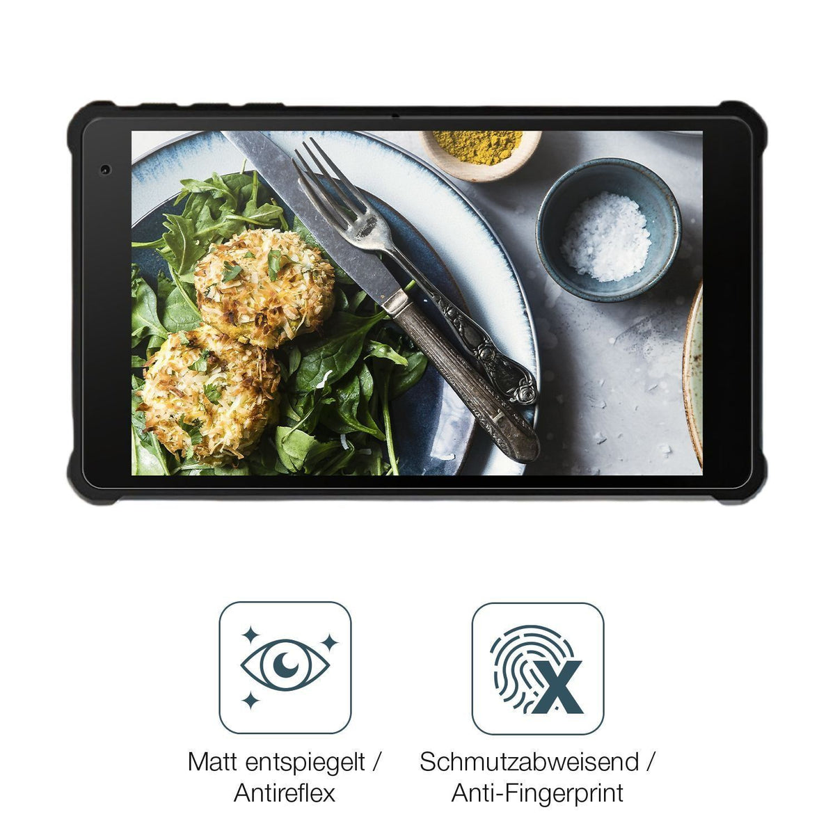 2x 9H Schutzfolie matt für Pritom 7 Zoll Tablet Pa (5)