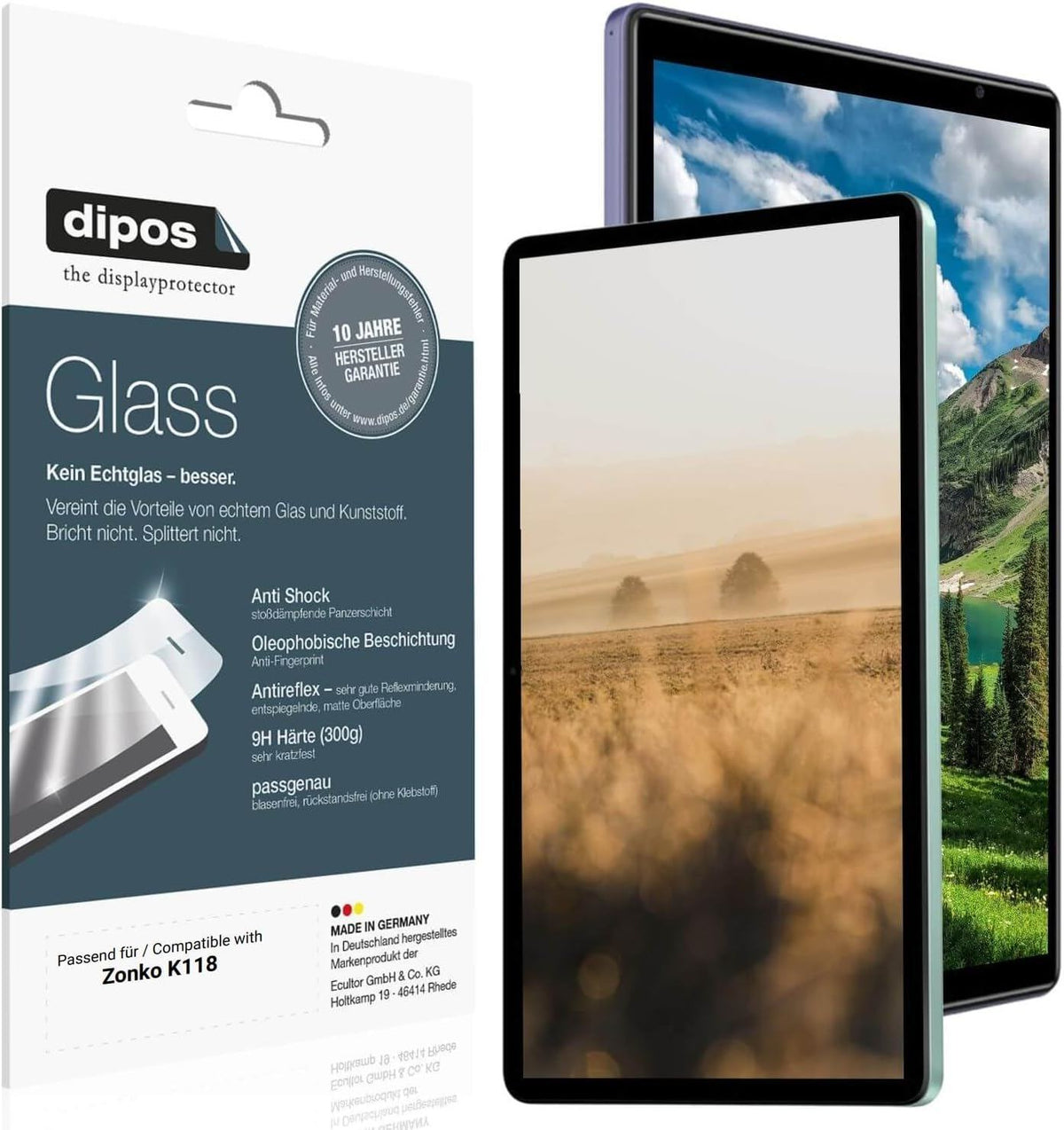 2x 9H Schutzfolie für Redmagic Nova Gaming-Tablet  (6)