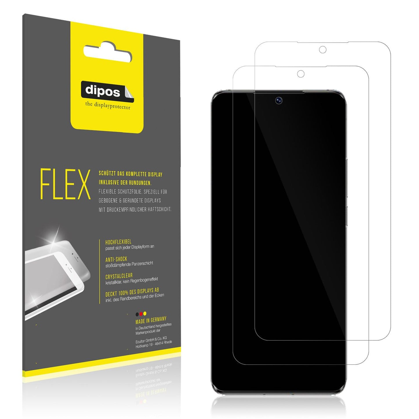 2x 3D Full Cover Schutzfolie für Meizu 18 Pro (1)