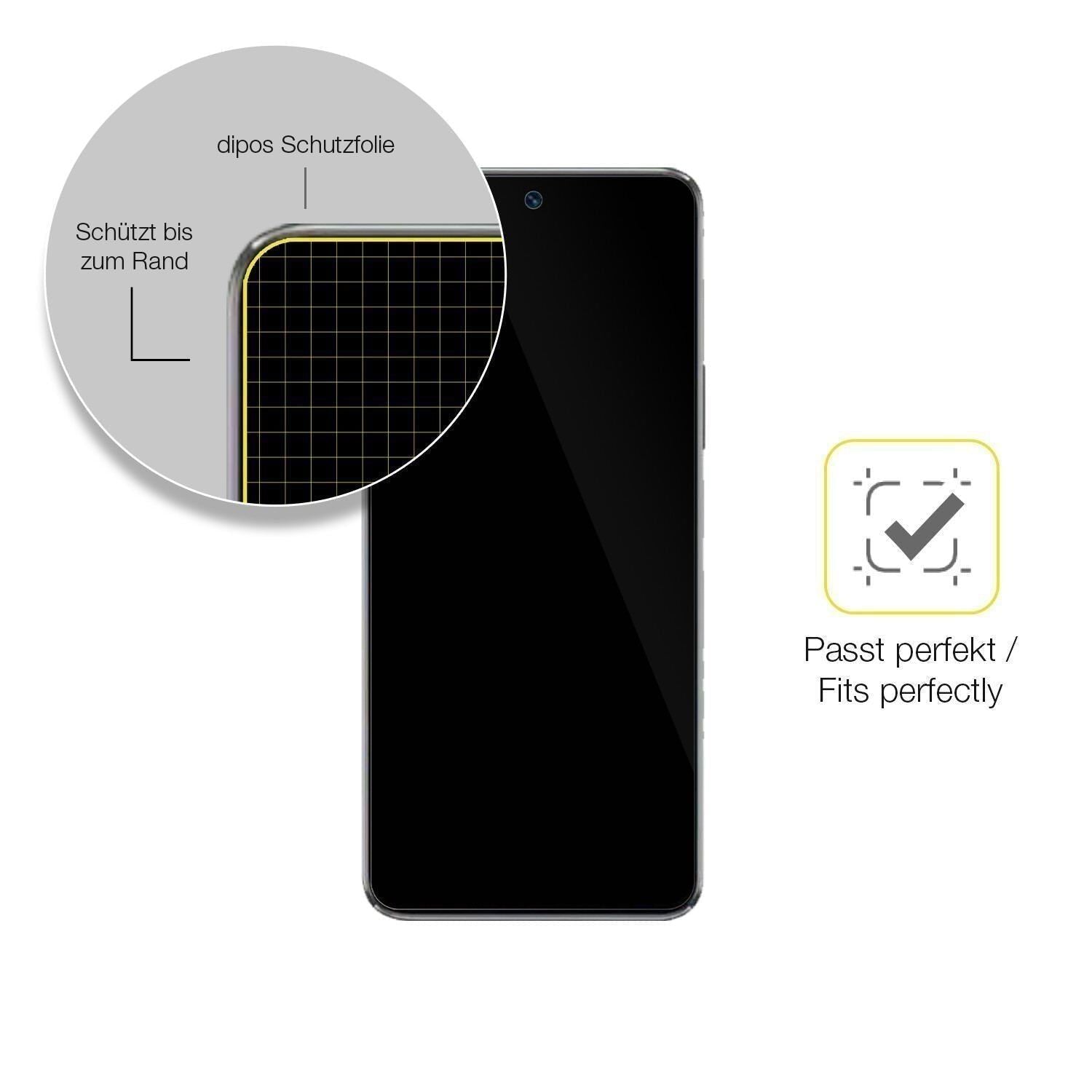 2x 3D Full Cover Schutzfolie für Huawei NZONE S7 P (6)