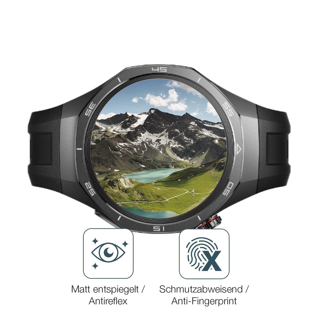 6x Schutzfolie matt für Huawei Watch GT5 41mm Disp (5)