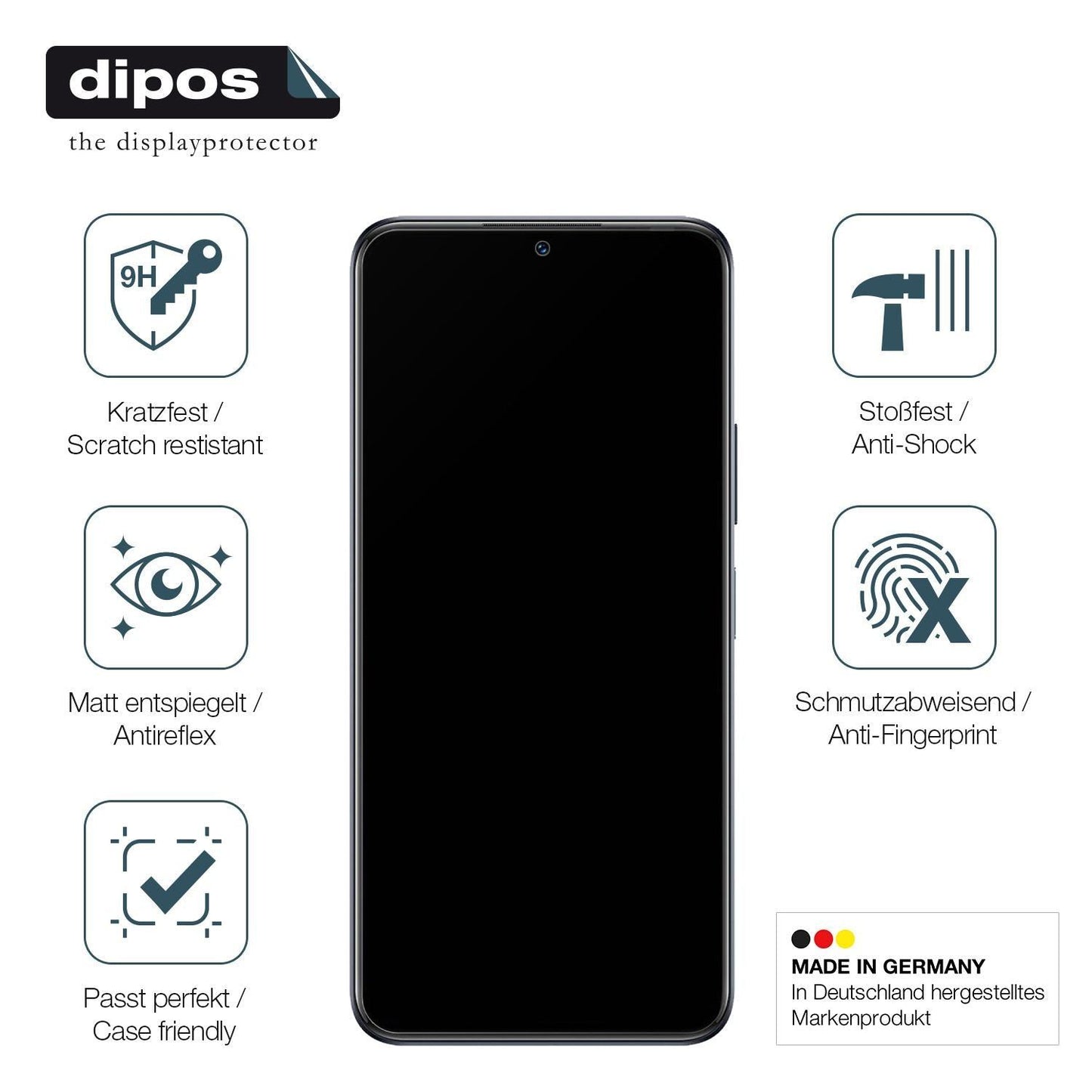 2x 9H Schutzfolie matt für Infinix Note 12 Pro 5G  (7)