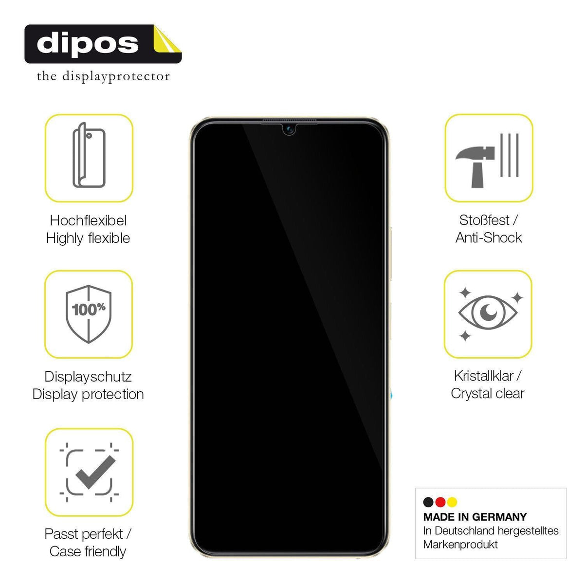 1x 3D Full Cover Schutzfolie für Vivo Y16 (7)
