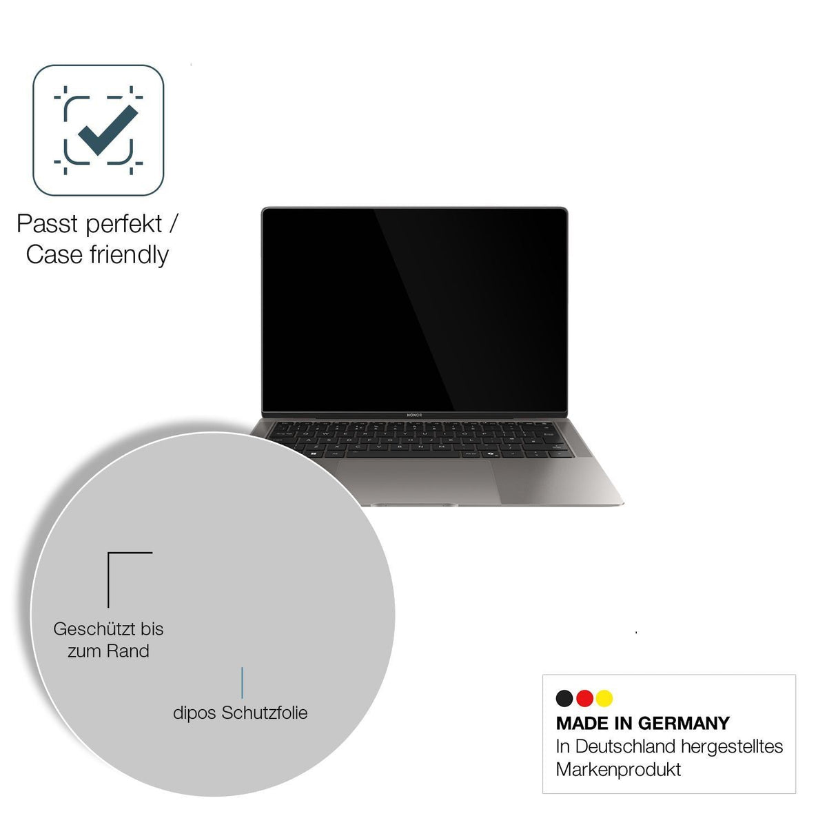 2x 9H Schutzfolie für Honor MagicBook Pro 14 Panze (6)