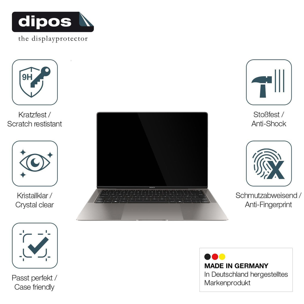 2x 9H Schutzfolie für Honor MagicBook Pro 14 Panze (7)