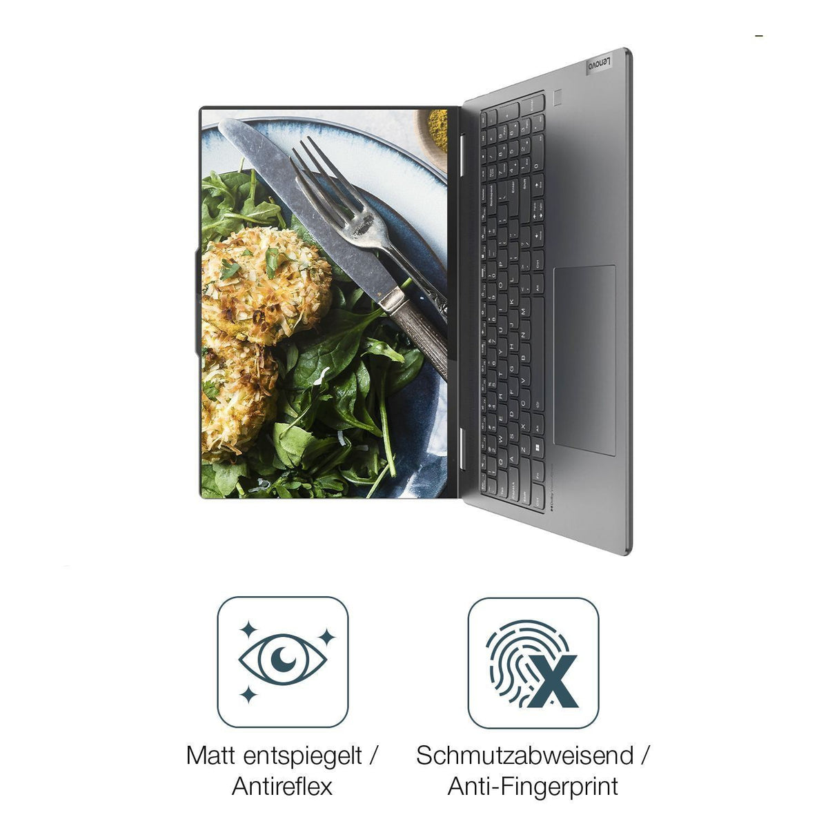 2x 9H Schutzfolie matt für Lenovo Yoga Pro 9 Panze (5)