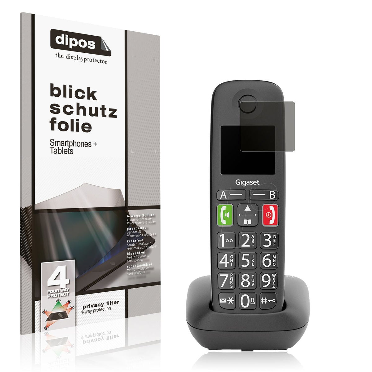 Blickschutzfolie für Gigaset E290 matt Schutzfolie (1)