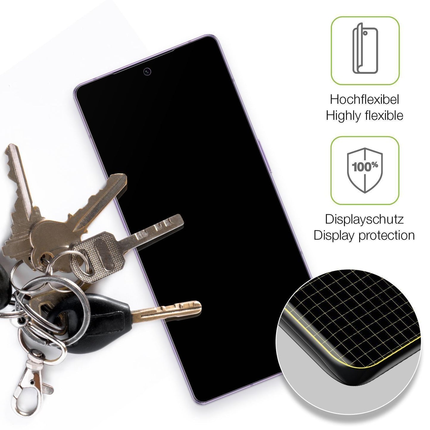 2x Full Cover Schutzfolie matt für Infinix Note 50 (3)