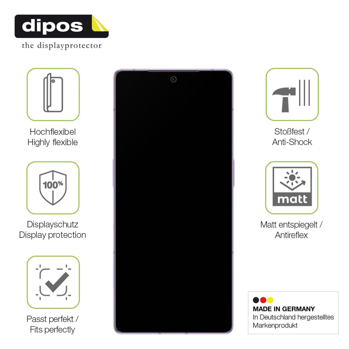 2x Full Cover Schutzfolie matt für Infinix Note 50 (7)