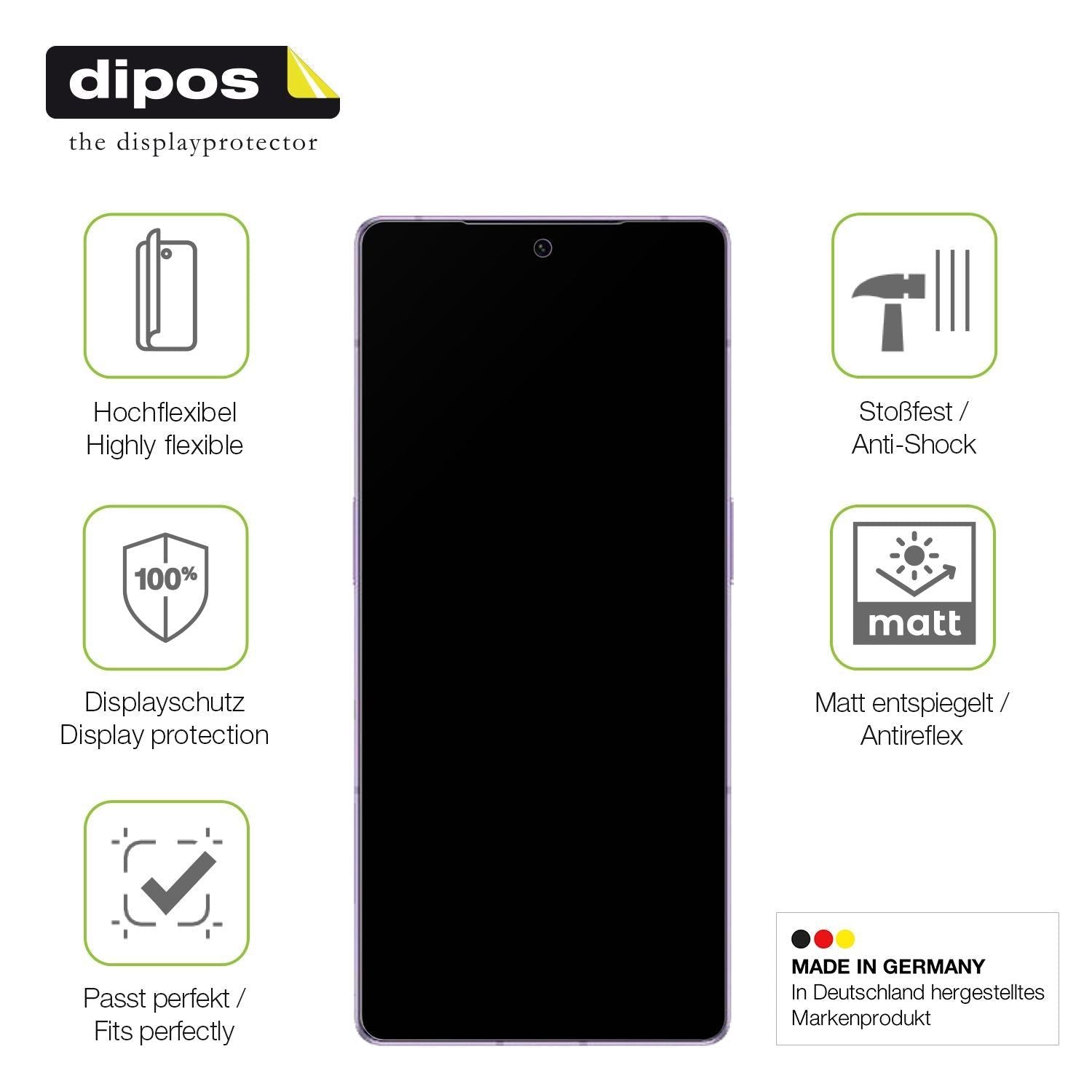2x Full Cover Schutzfolie matt für Infinix Note 50 (7)