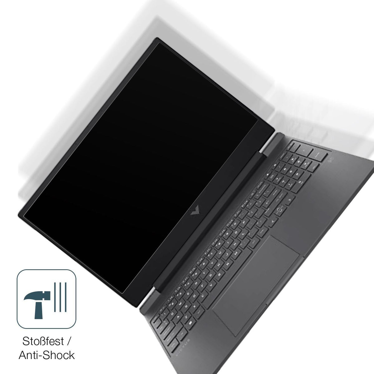 2x 9H Schutzfolie matt für HP Victus Gaming Laptop (4)