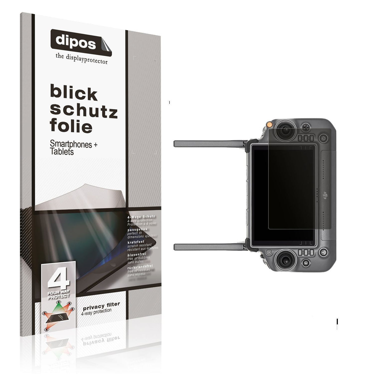 Blickschutzfolie für DJI RC Plus 2 matt Schutzfoli (1)