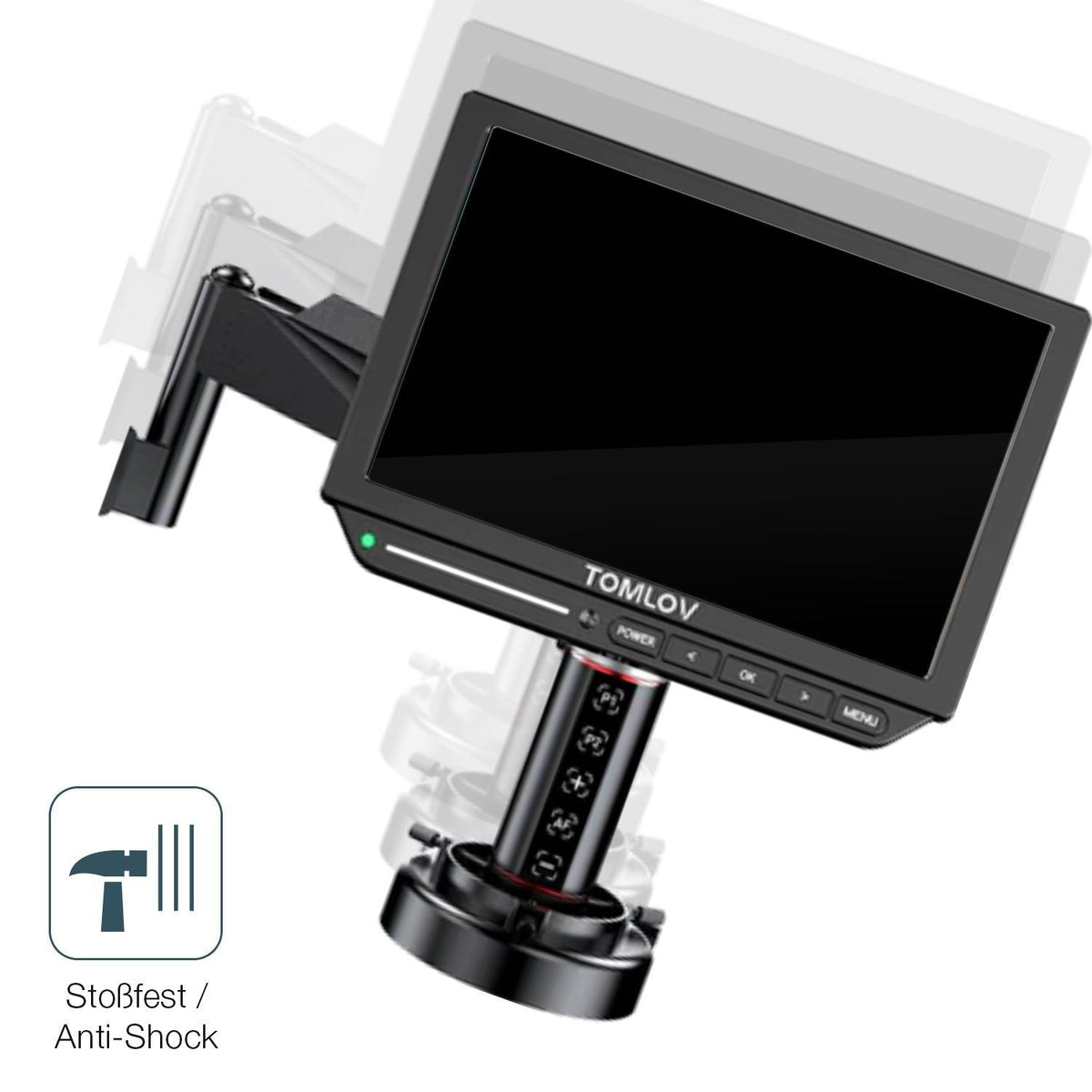 2x 9H Schutzfolie für Tomlov TM4K-4K FLEX Panzerfo (4)
