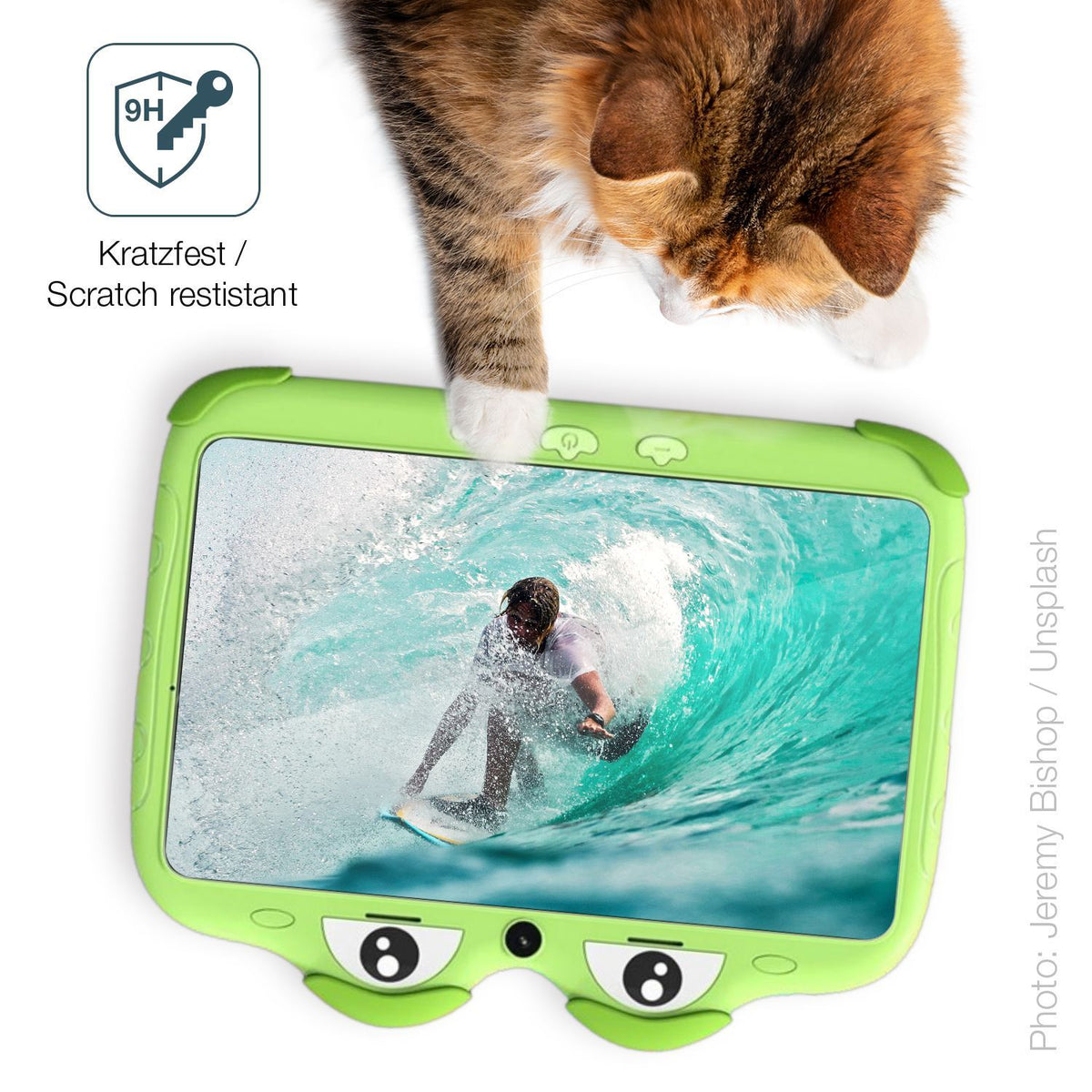 2x 9H Schutzfolie für Ascrecem Y8 Kids Tablet 2. G (3)