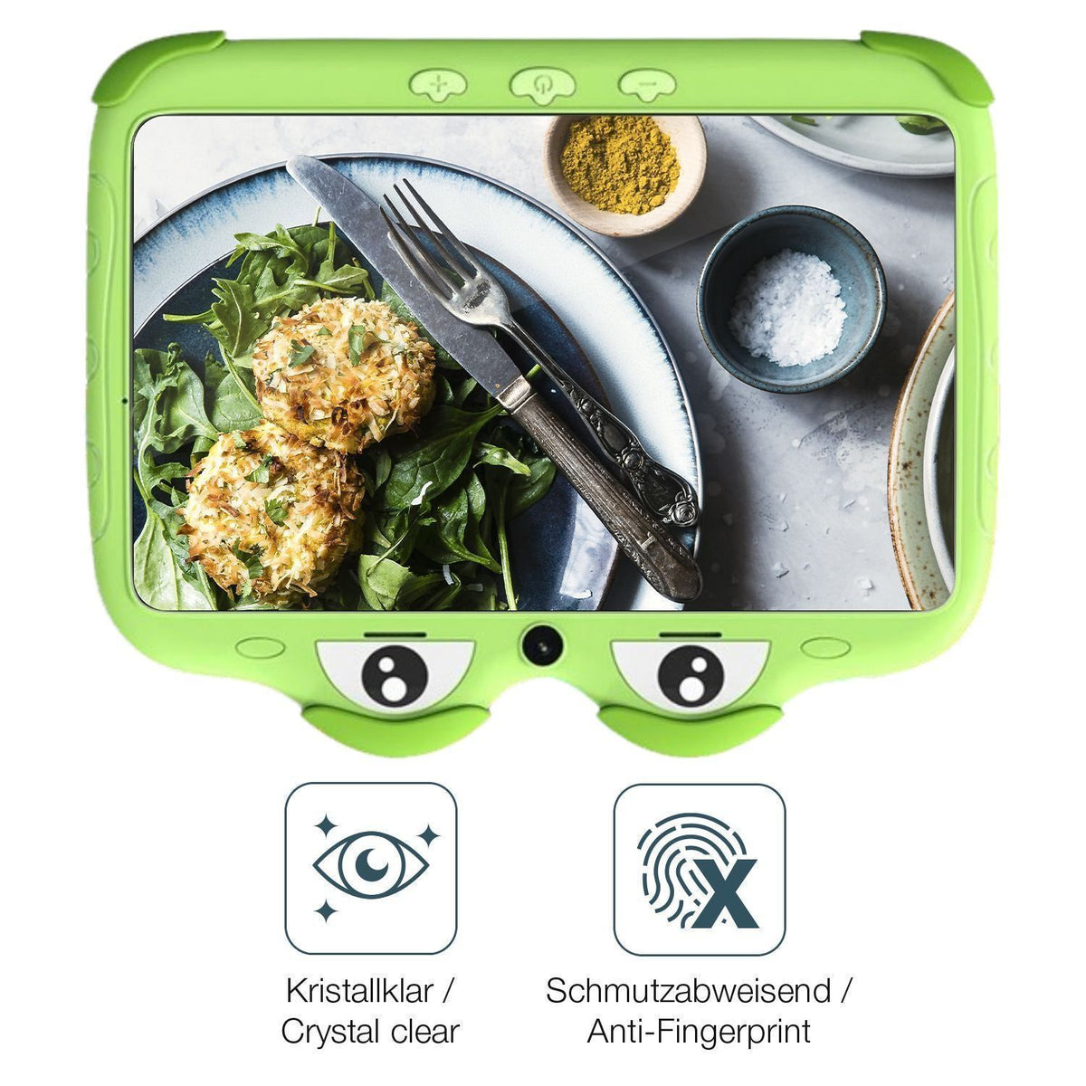 2x 9H Schutzfolie für Ascrecem Y8 Kids Tablet 2. G (5)
