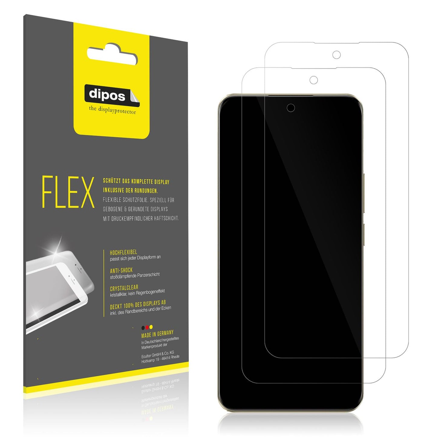 2x 3D Full Cover Schutzfolie für Realme 14 Pro Lit (1)