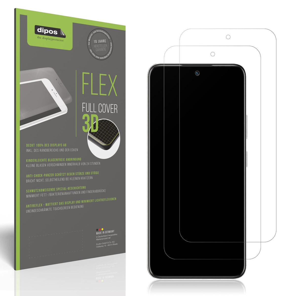 2x Full Cover Schutzfolie matt für Infinix Note 50 (1)