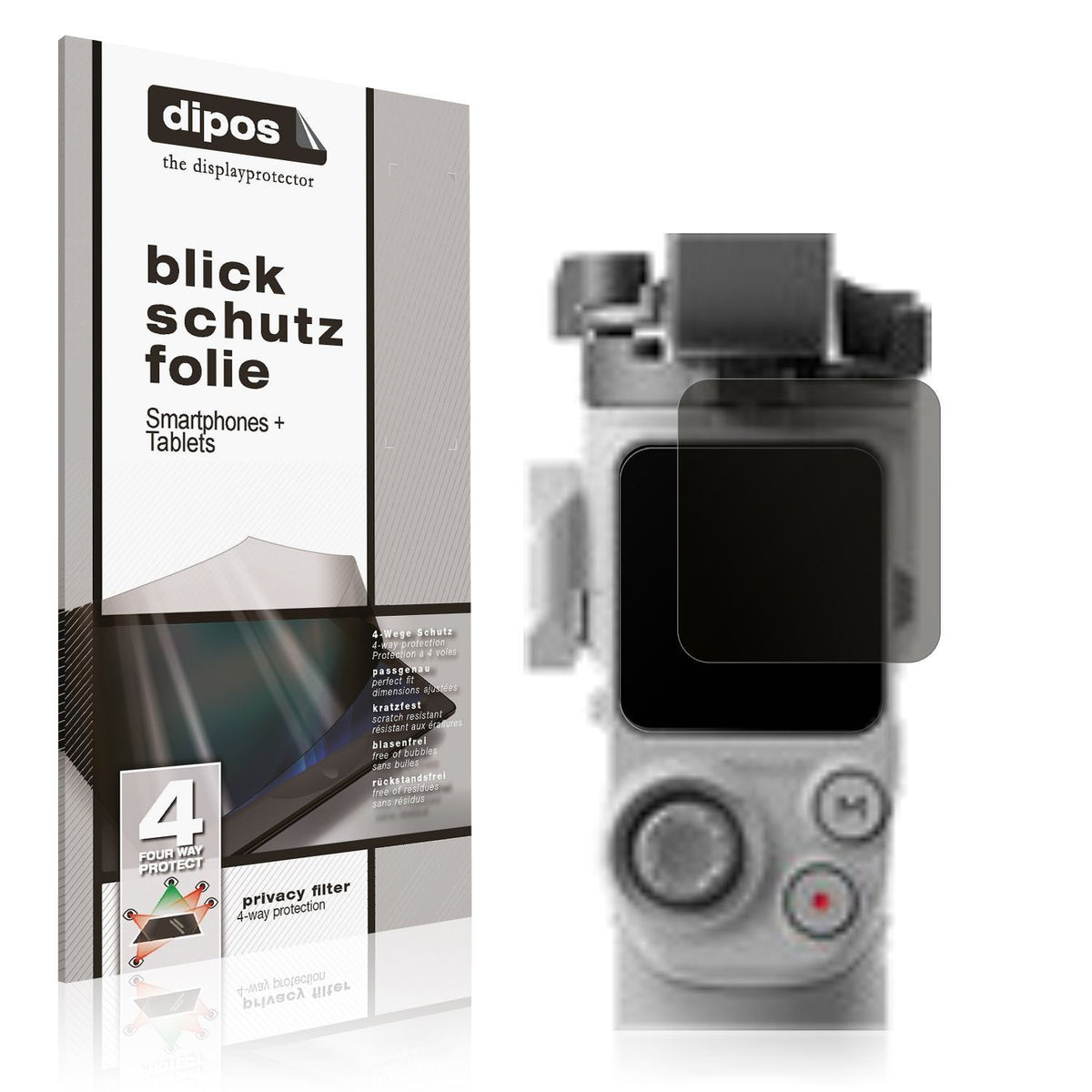 Blickschutzfolie für DJI RS 4 Mini matt Schutzfoli (1)