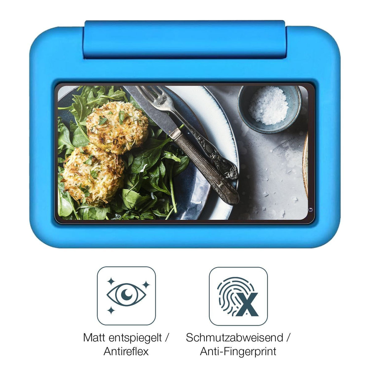 2x Schutzfolie matt für Biegedy B21 7 Zoll Display (4)