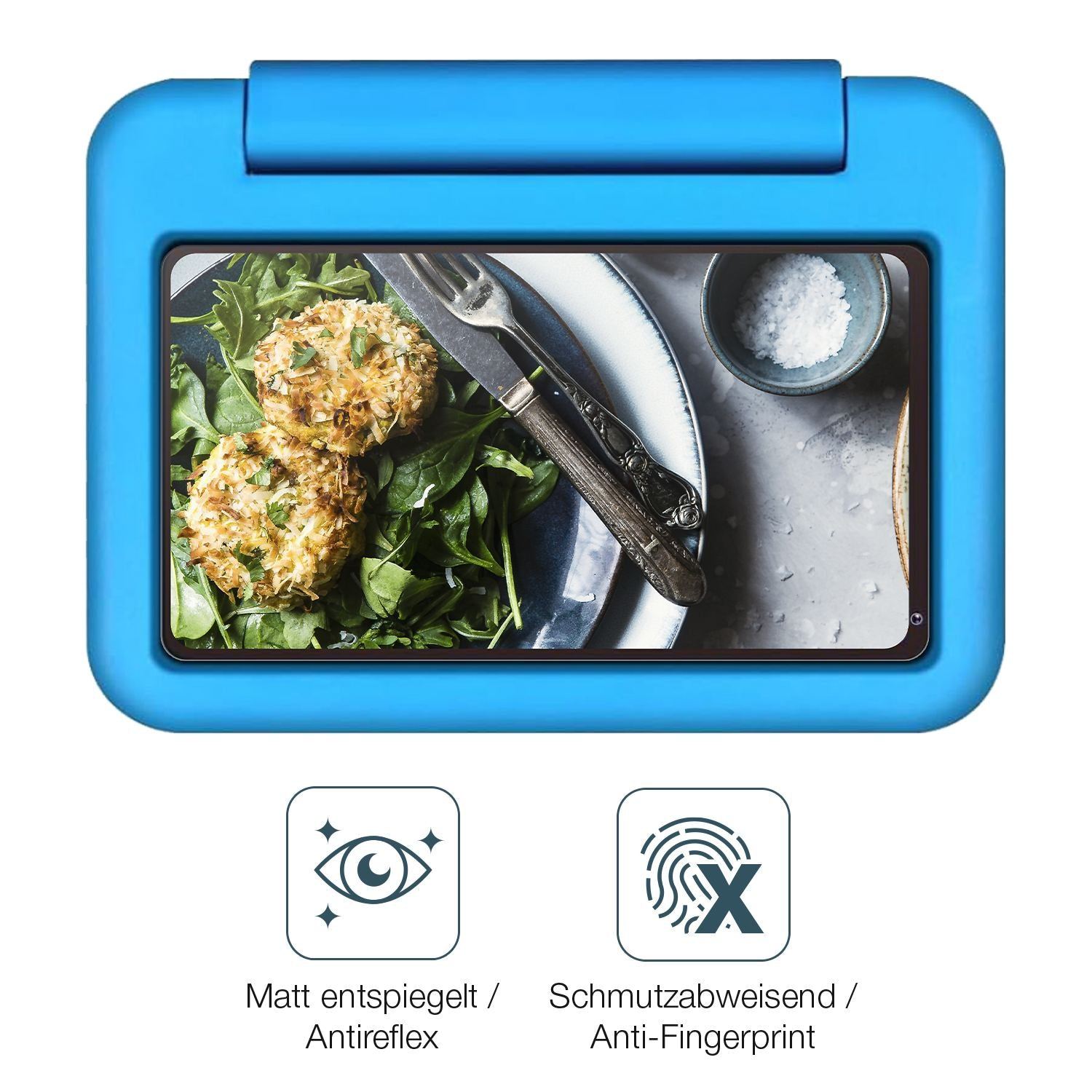 2x Schutzfolie matt für Biegedy B21 7 Zoll Display (4)