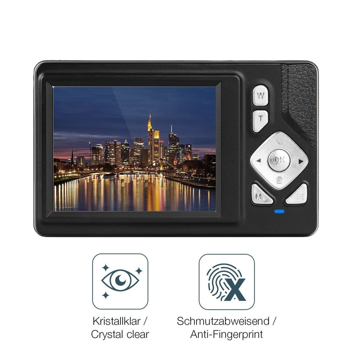 4x Schutzfolie klar für HERBYD CD-W8 Digitalkamera (4)