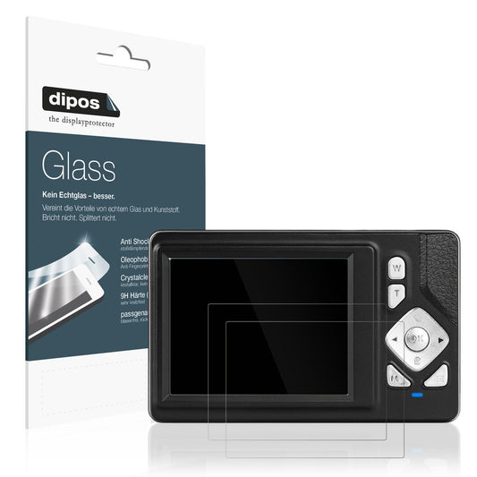 2x 9H Schutzfolie für HERBYD CD-W8 Digitalkamera P (1)