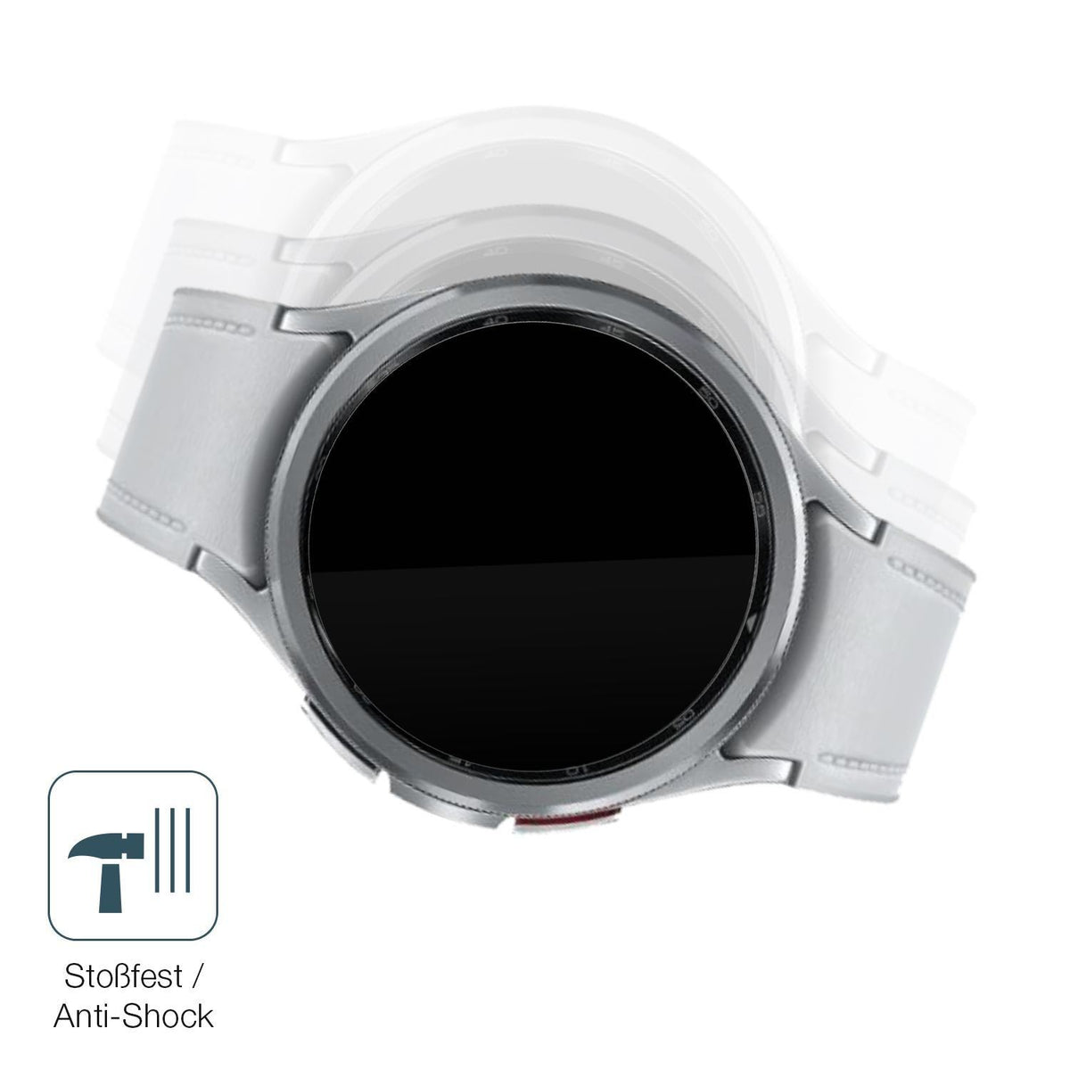 2x 9H Schutzfolie für Samsung Galaxy Watch 6 Class (4)