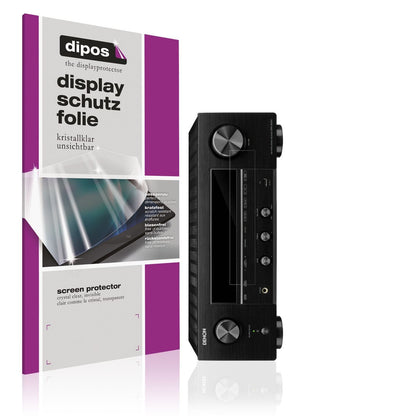 2x Schutzfolie klar für Denon DRA-800H Display-Sch (1)