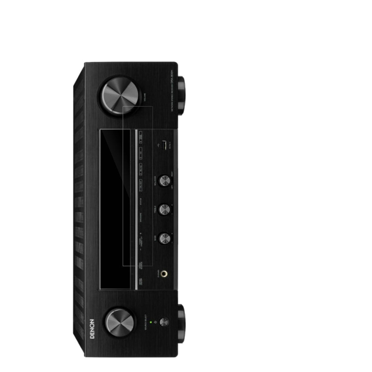 2x Schutzfolie klar für Denon DRA-800H Display-Sch (2)