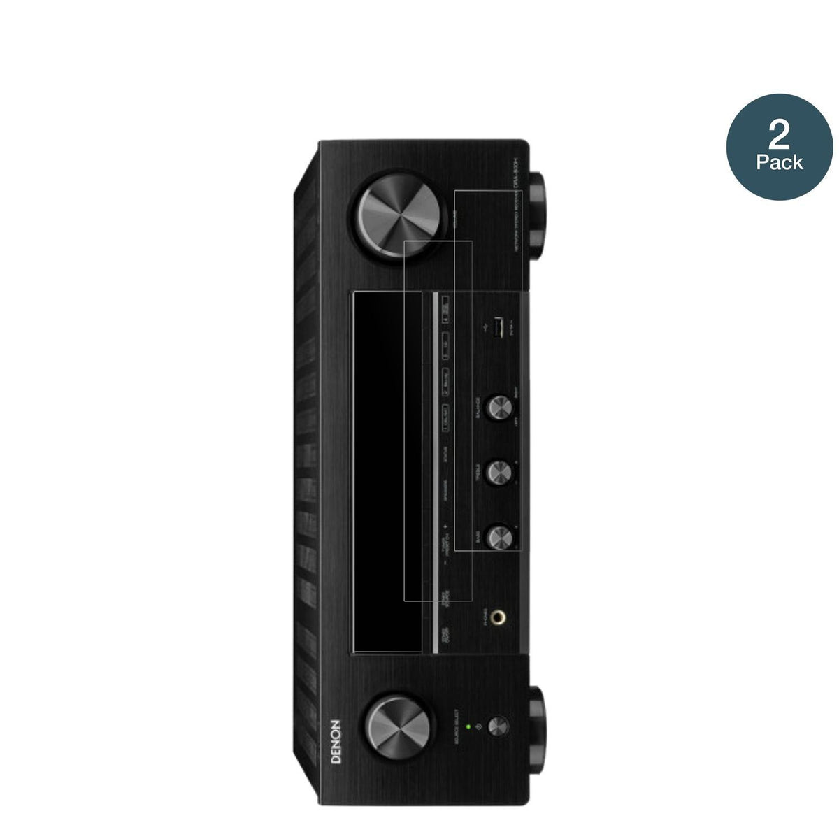 2x 9H Schutzfolie matt für Denon DRA-800H Panzerfo (2)