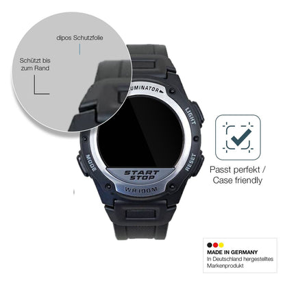 2x 9H Schutzfolie für Casio W-756 Panzerfolie (6)
