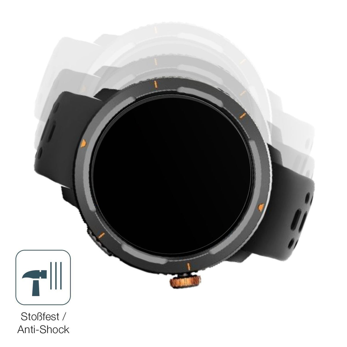 2x 9H Schutzfolie matt für Hammer Watch 2 Lite Pan (4)