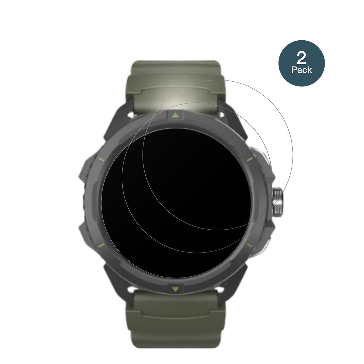 2x 9H Schutzfolie matt für Hammer Watch 2 Military (2)