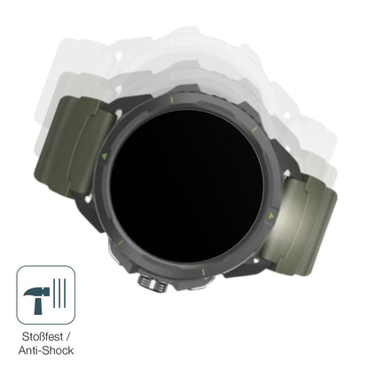2x 9H Schutzfolie matt für Hammer Watch 2 Military (4)