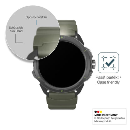 2x 9H Schutzfolie matt für Hammer Watch 2 Military (6)