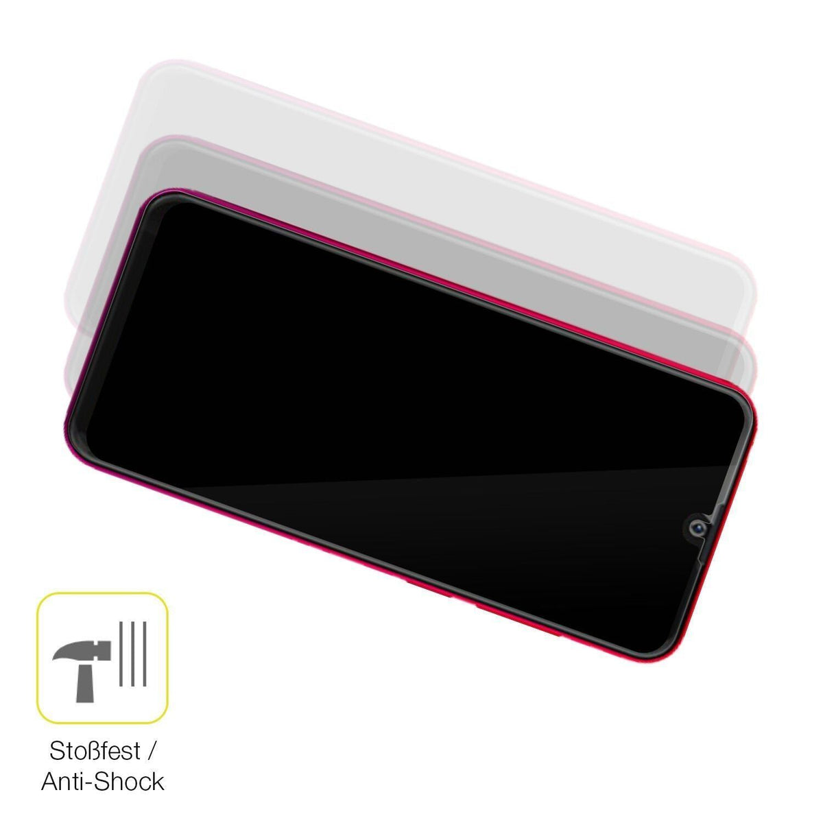 2x 3D Full Cover Schutzfolie für Walton Primo N5 (4)