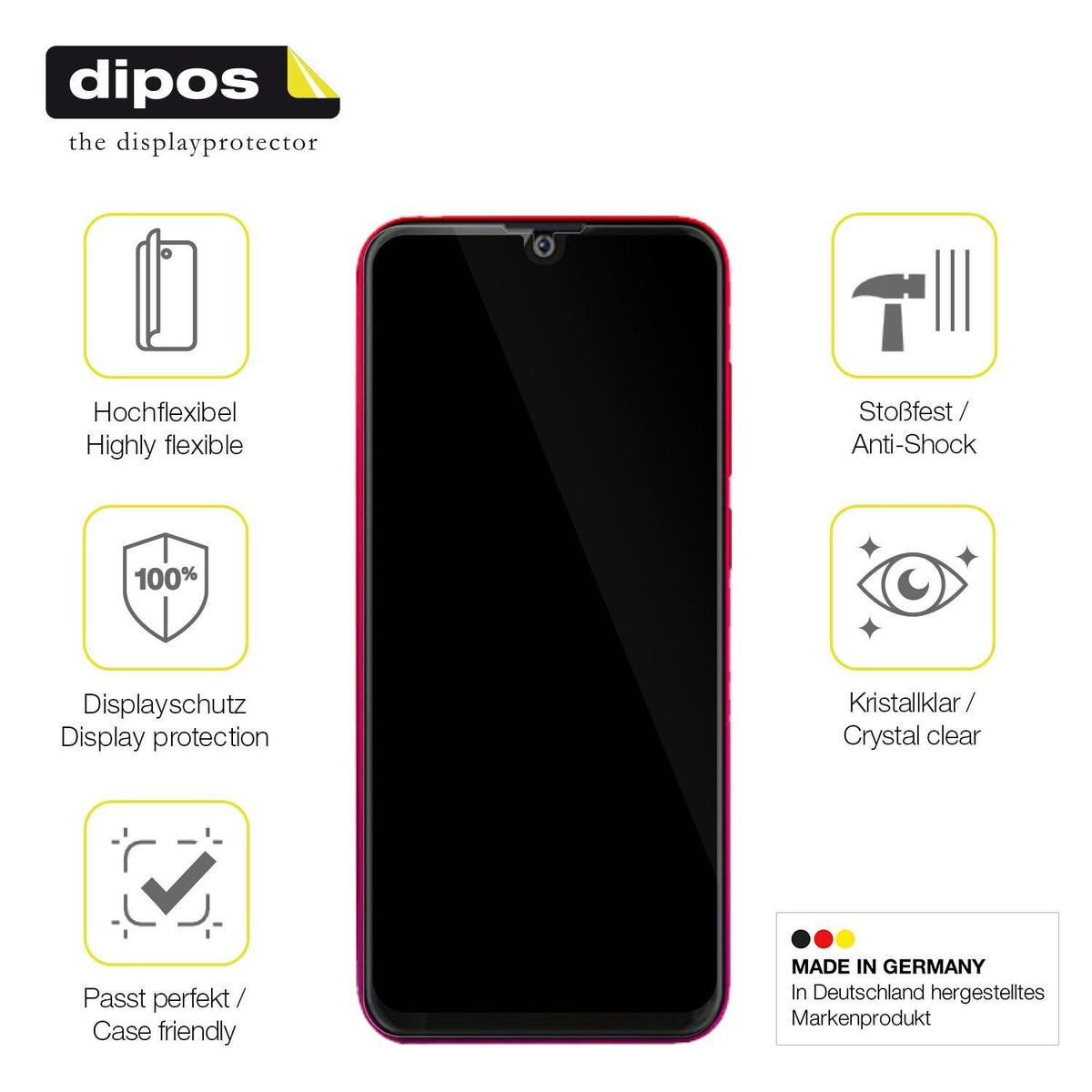 2x 3D Full Cover Schutzfolie für Walton Primo N5 (7)