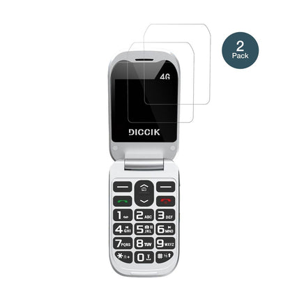 2x 9H Schutzfolie für Diccik Seniorenhandy K01 Pan (2)