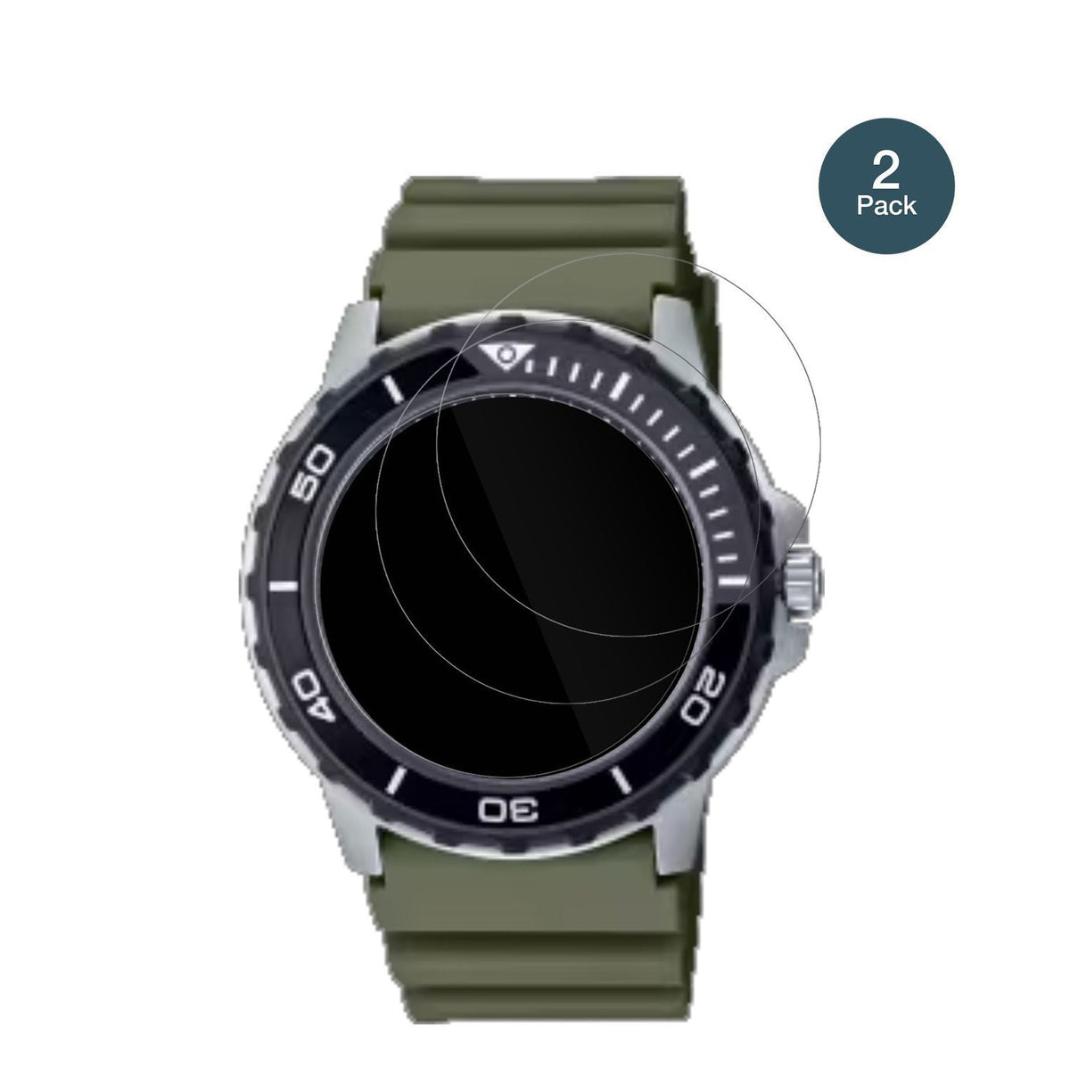 2x 9H Schutzfolie für Casio MTD-125D Panzerfolie (2)