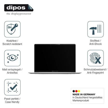 2x 9H Schutzfolie matt für Asus Expertbook P5 V540 (7)