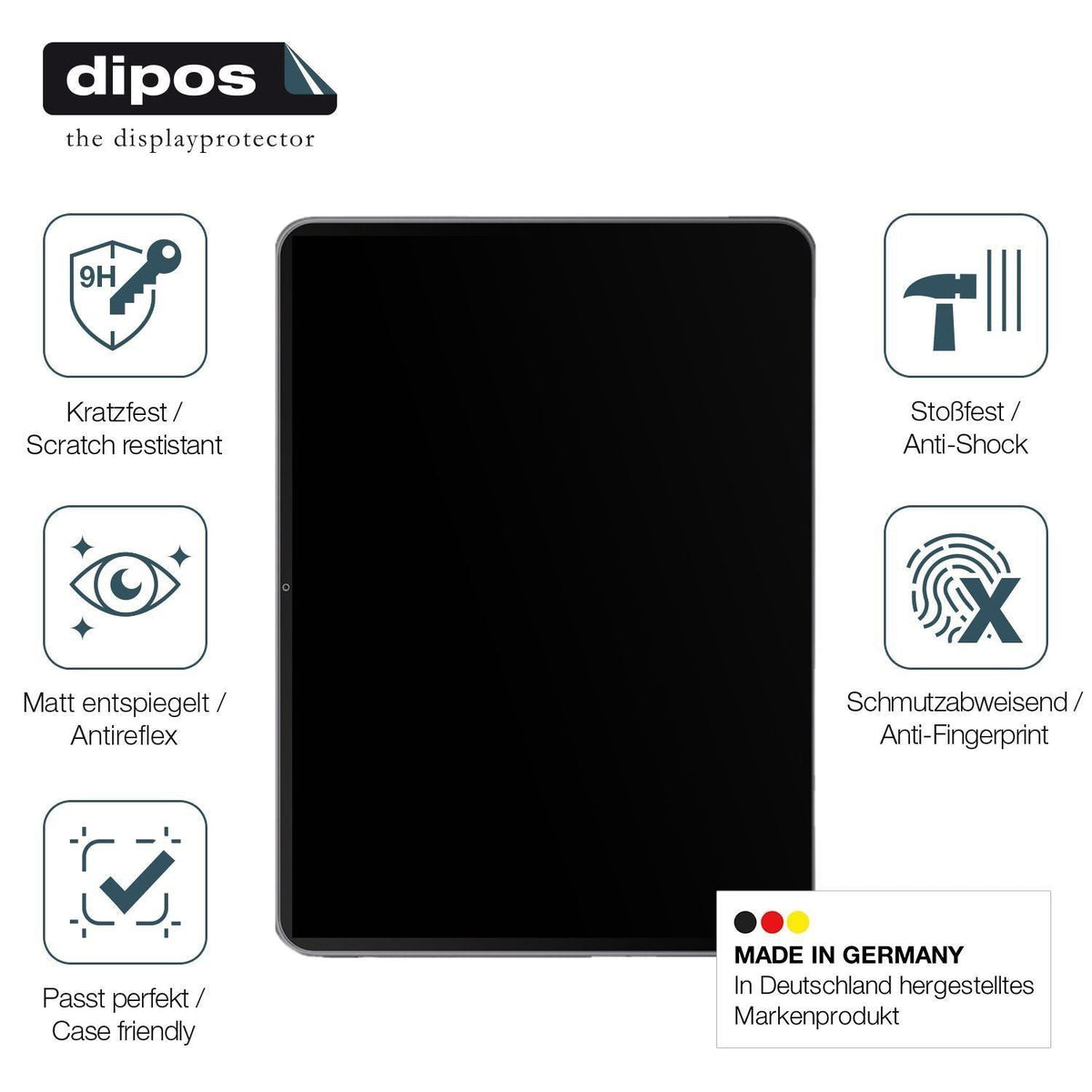 2x 9H Schutzfolie matt für OnePlus Pad 2 Pro Panze (7)
