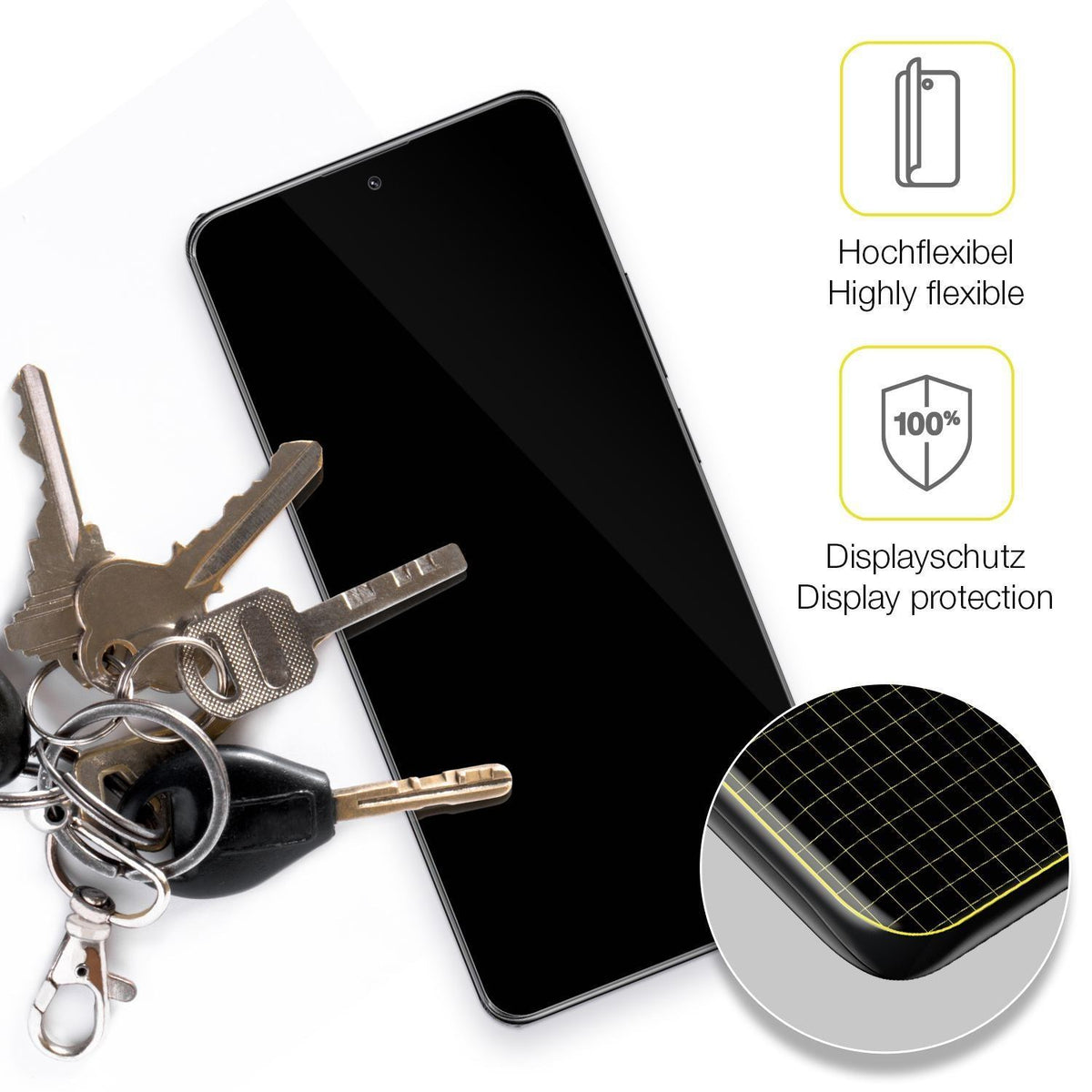2x 3D Full Cover Schutzfolie für Poco F7 Pro (3)