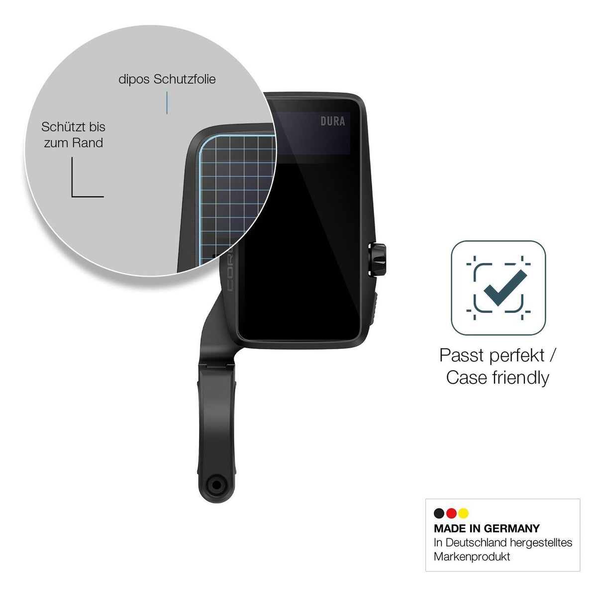 2x 9H Schutzfolie für Coros Dura Solar GPS Panzerf (6)