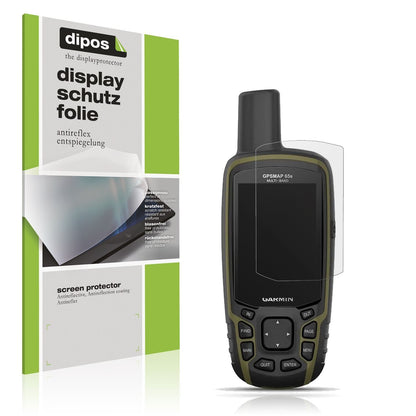 2x Schutzfolie matt für Garmin GPSMAP 65 Display-S (1)