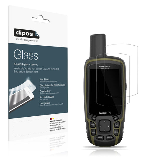 2x 9H Schutzfolie für Garmin GPSMAP 65 Panzerfolie (1)