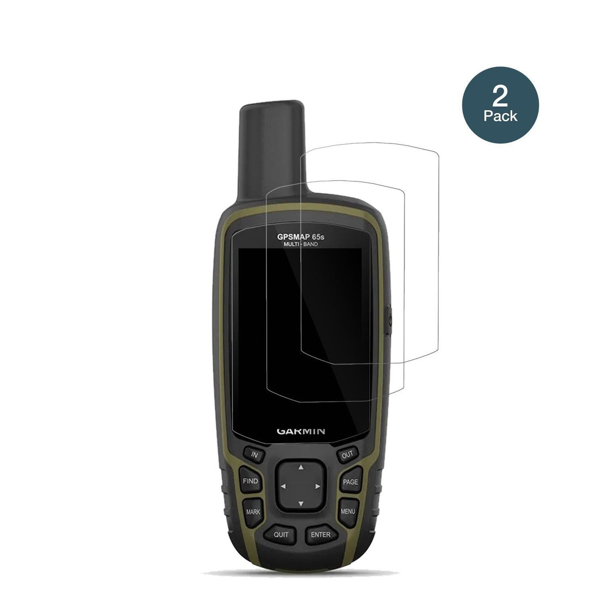 2x 9H Schutzfolie für Garmin GPSMAP 65 Panzerfolie (2)