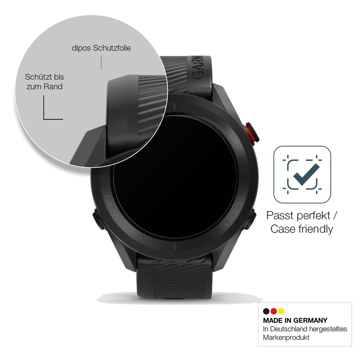2x 9H Schutzfolie matt für Garmin Appoach S12 Panz (6)
