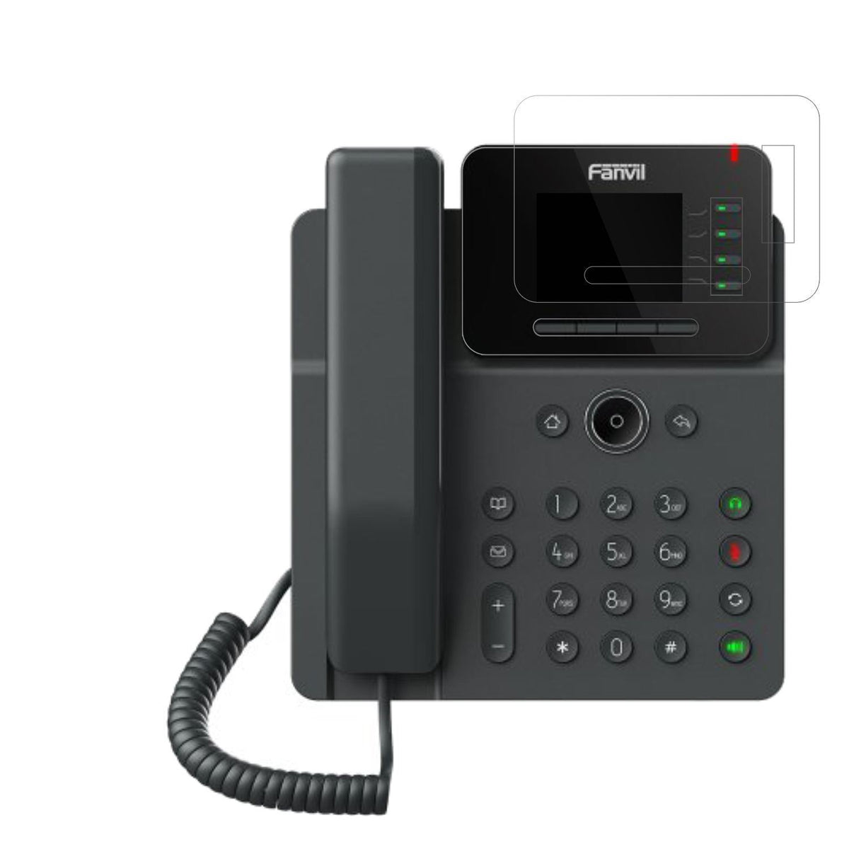 2x Schutzfolie klar für Fanvil V61W Business Displ (2)
